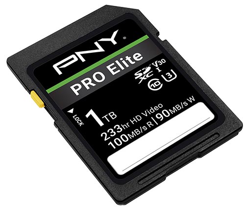 Терабайтная карта памяти PNY PRO Elite формата SDXC уже в продаже