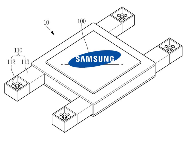 Samsung представила патент летающего роботизированного экрана
