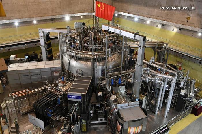Китайские физики разогрели плазму внутри токамака до 100 миллионов градусов Цельсия