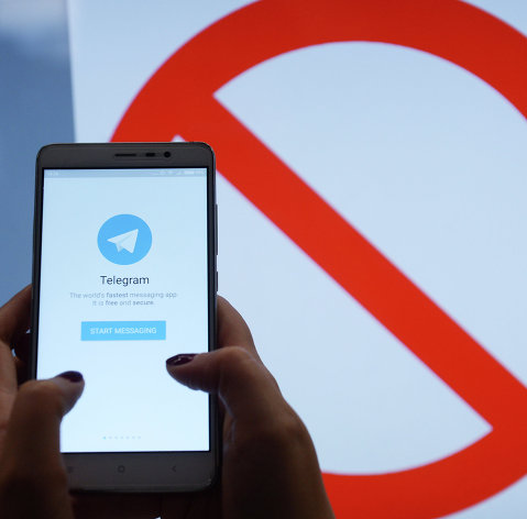 Временный запрет на информационные продукты Telegram в США
