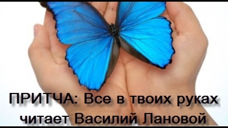 Притча о бабочке. Читает Василий Лановой