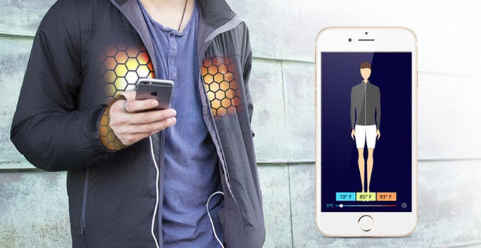 Разработана умная одежда, контролирующая тепло тела с помощью смартфона