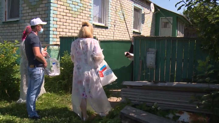 Жители островов на Псковском озере приняли участие в общероссийском голосовании