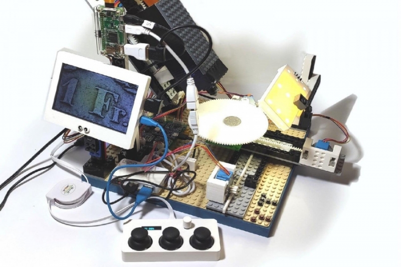 Исследователь IBM создал мощный микроскоп из Lego и камеры Raspberry Pi
