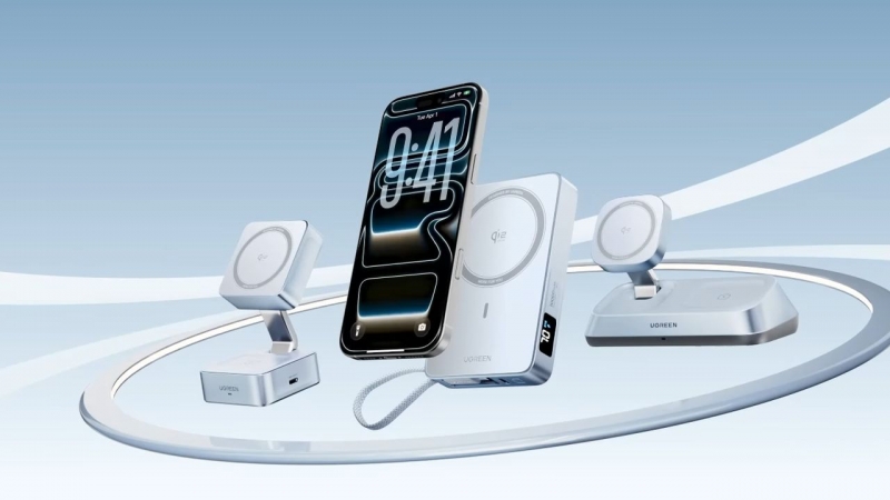 UGREEN выпустила новую серию MagFlow Qi2 25 Вт для iPhone