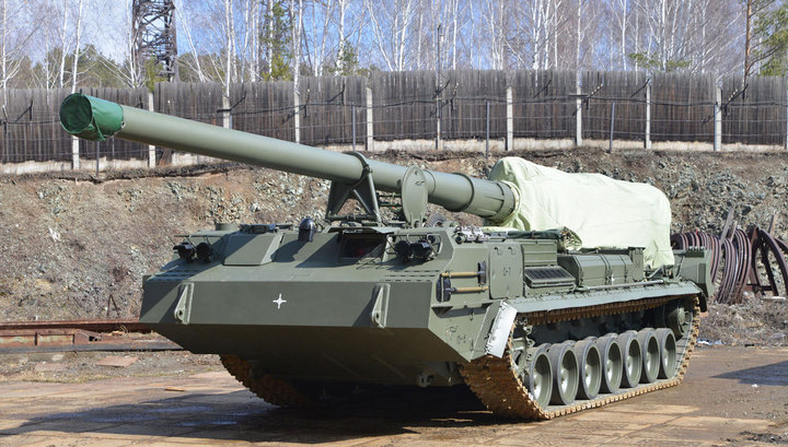 Российские военные получили первую сверхмощную пушку "Малка"