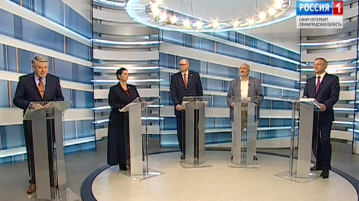 В Санкт-Петербурге прошли дебаты кандидатов в губернаторы