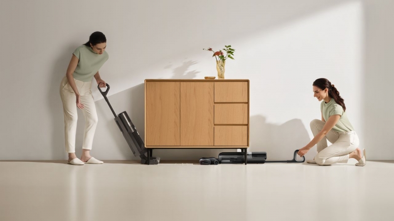 В России появился бюджетный моющий пылесос с возможностью складывания на 180 градусов