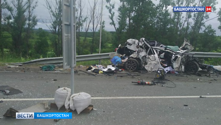 Массовое ДТП в Башкирии: у водителя отказали тормоза