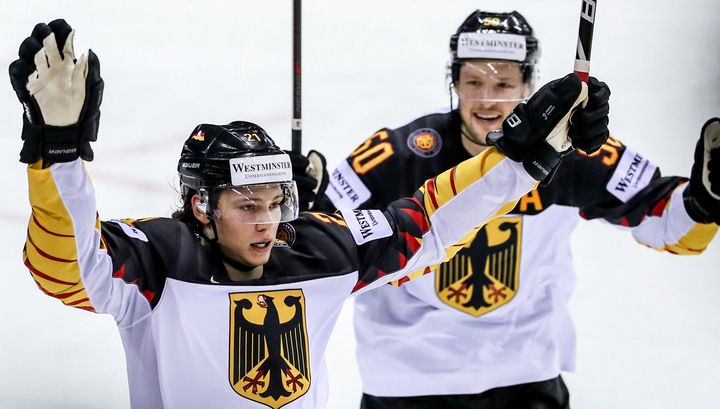 Германия и Швейцария продлили победные серии на чемпионате мира по хоккею