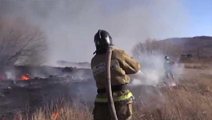Большая часть природных пожаров в стране приходится на Забайкалье