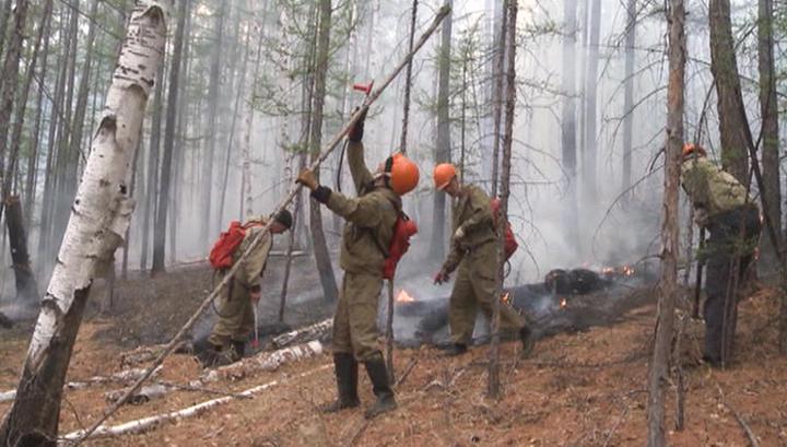 Ситуация с лесными пожарами в России постепенно улучшается