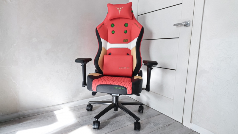 Обзор игрового кресла ZONE 51 EVA-02 – Удобство в стиле меха