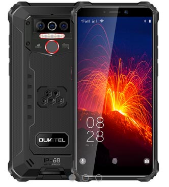 Смартфон Oukitel WP5 Pro выполнен в усиленном всепогодном корпусе