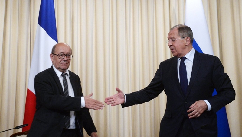 Главы МИД России и Франции начали встречу на полях сессии ГА ООН