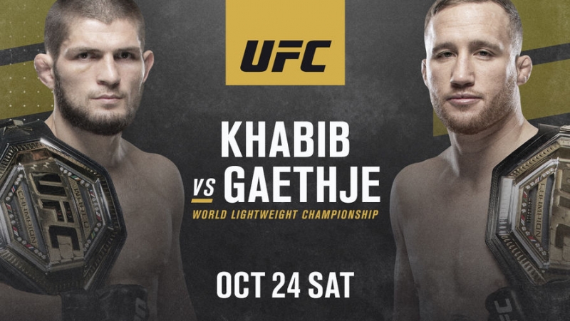 Бой Хабиб — Гэтжи: время начала UFC 254, прямая трансляция и кард турнира