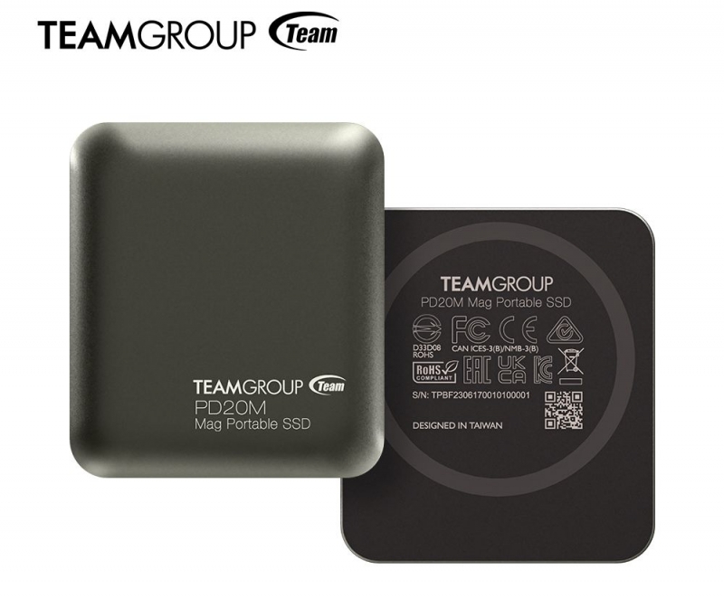 Магнитный твердотельный накопитель TeamGroup PD20M весит всего 40 грамм