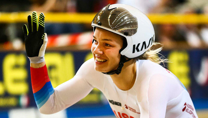 Войнова завоевала серебро чемпионата мира по велоспорту