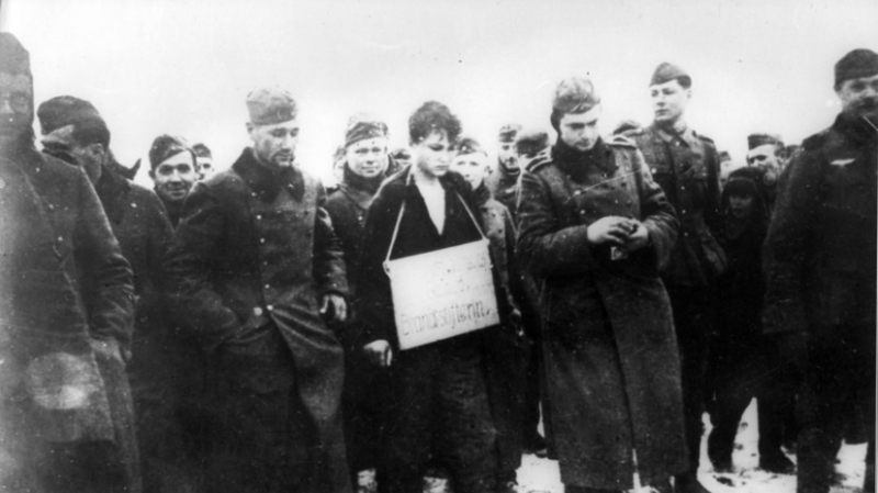 Зачем немцы фотографировали казнь Зои Космодемьянской
