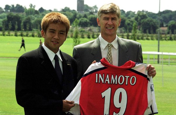 Презентация Инамото в "Арсенале" (2002 год)