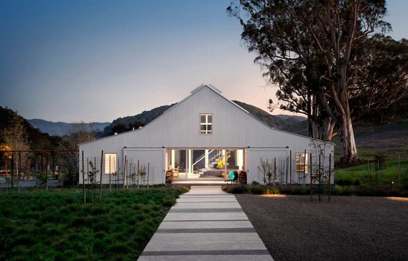 Новый дом на ранчо Hupomone в Калифорнии