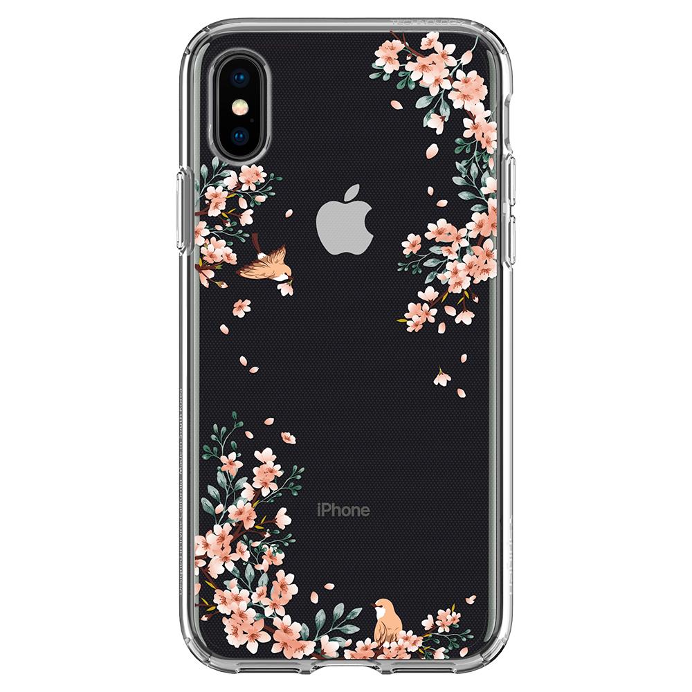 iPhone X Case Liquid Crystal Blossom