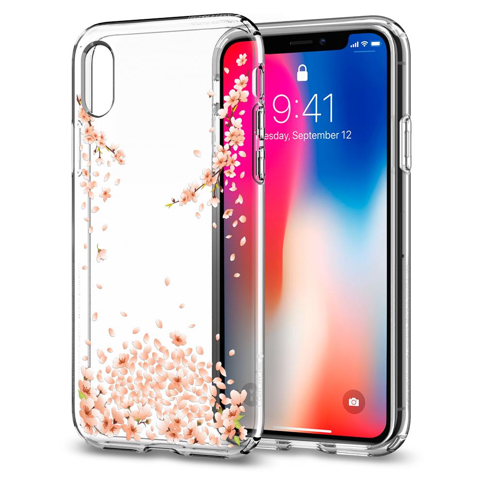 iPhone X Case Liquid Crystal Blossom