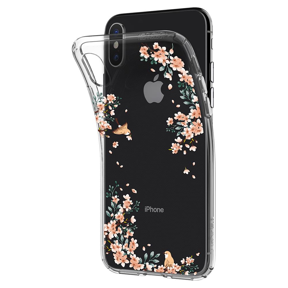 iPhone X Case Liquid Crystal Blossom