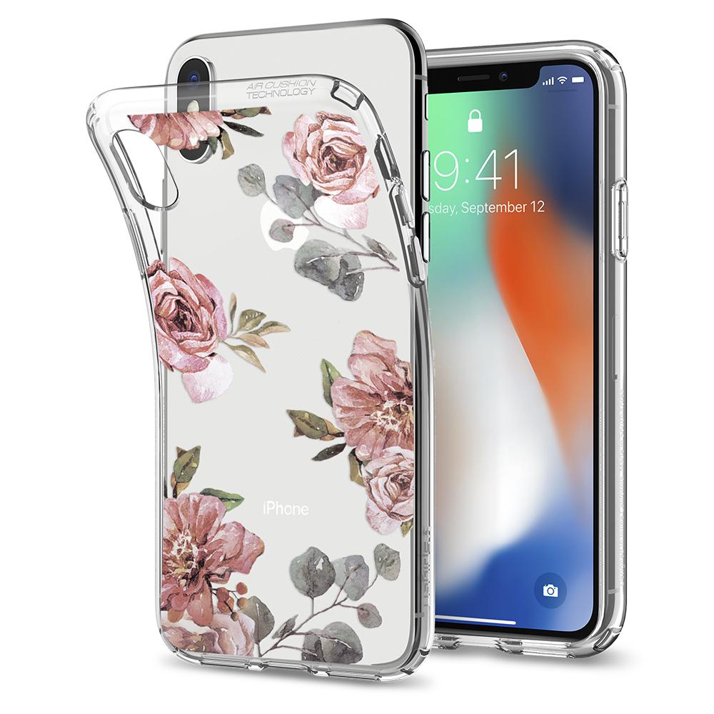 iPhone X Case Liquid Crystal Aquarelle