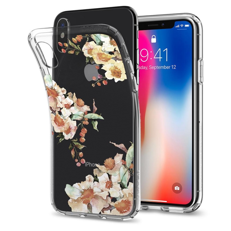 iPhone X Case Liquid Crystal Aquarelle