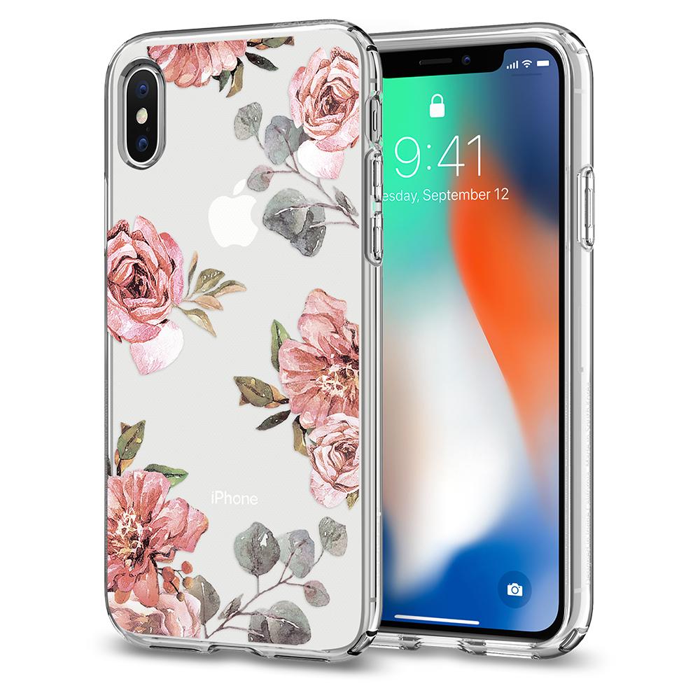 iPhone X Case Liquid Crystal Aquarelle