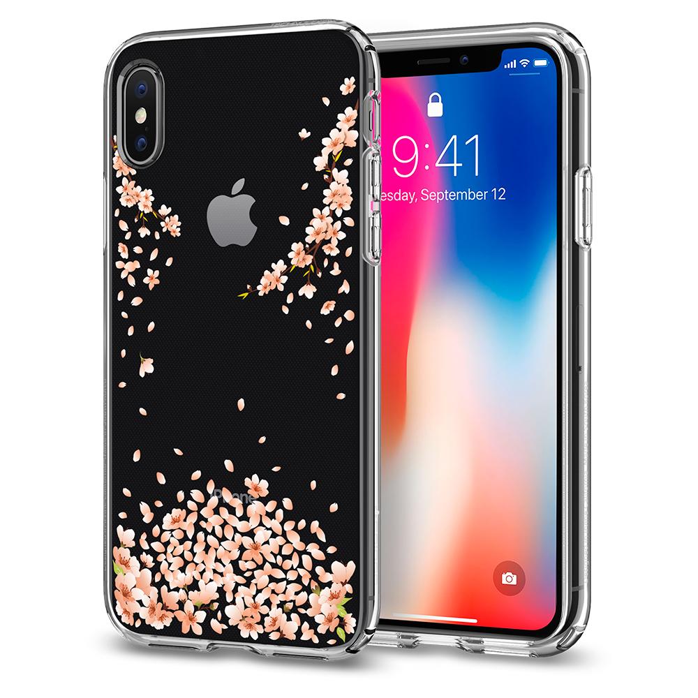 iPhone X Case Liquid Crystal Blossom