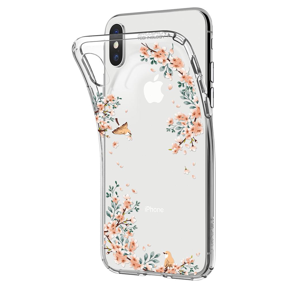 iPhone X Case Liquid Crystal Blossom