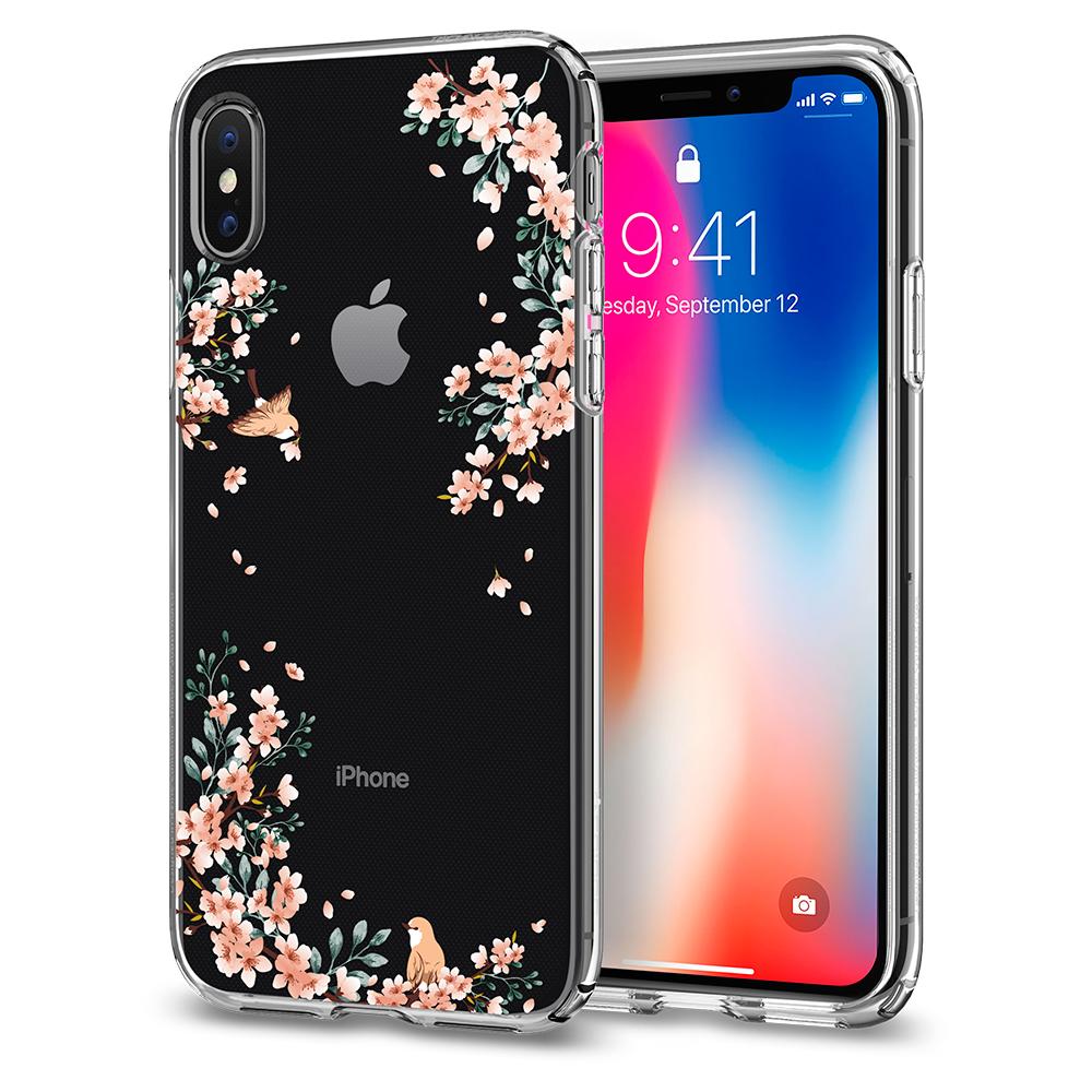 iPhone X Case Liquid Crystal Blossom