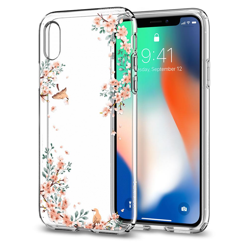 iPhone X Case Liquid Crystal Blossom