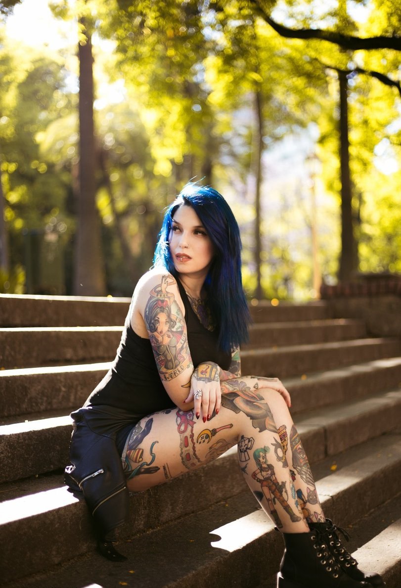 Tattoo girl. 