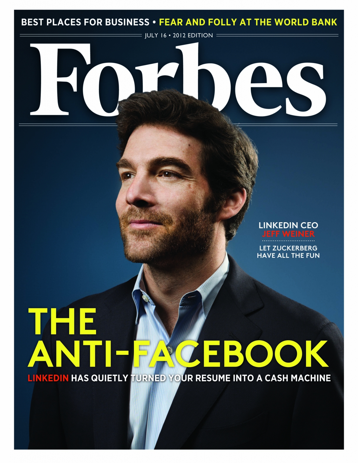 Макет журнала Forbes