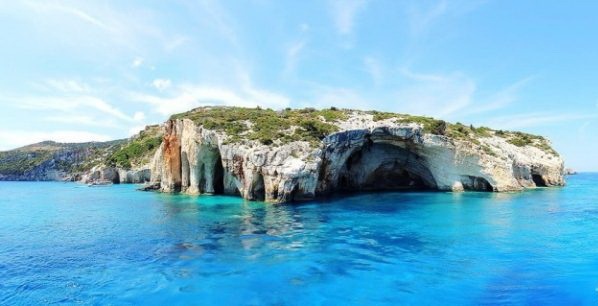 Голубые пещеры Греции— Закинф