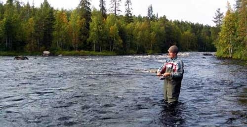 Учимся рыбачить при быстром течении воды в водоёме