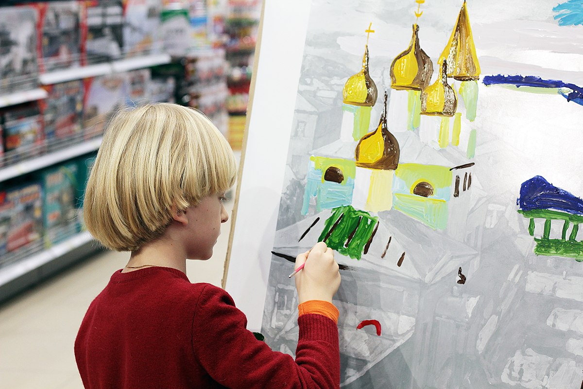 Фото отчет с совместного мероприятия Детского мира и Музея русского импрессионизма