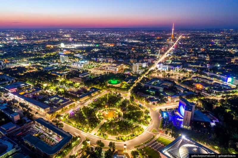 Ташкент с высоты — самый большой город в Средней Азии