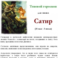 ТЕНЕВОЙ ГОРОСКОП