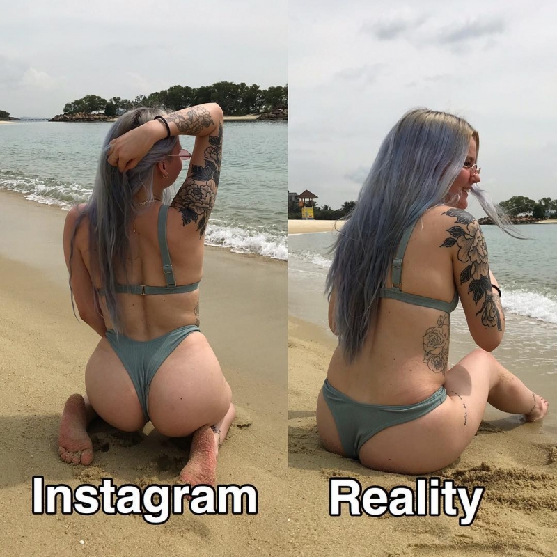 Instagram vs Reality.