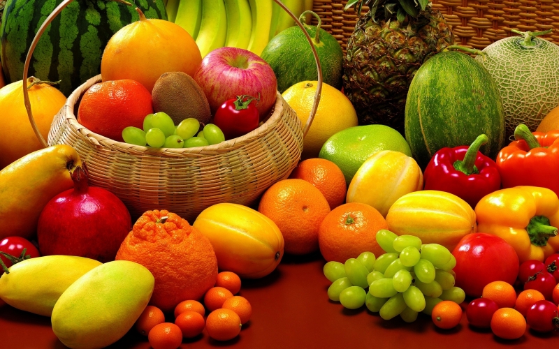 История овощей и фруктов