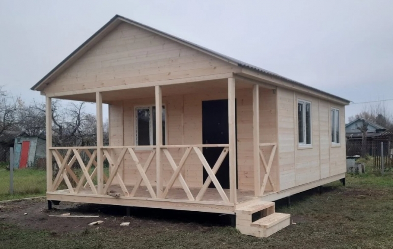 дачные домики с покраской