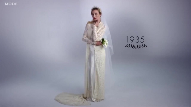 Как менялась женская свадебная мода последние 100 лет