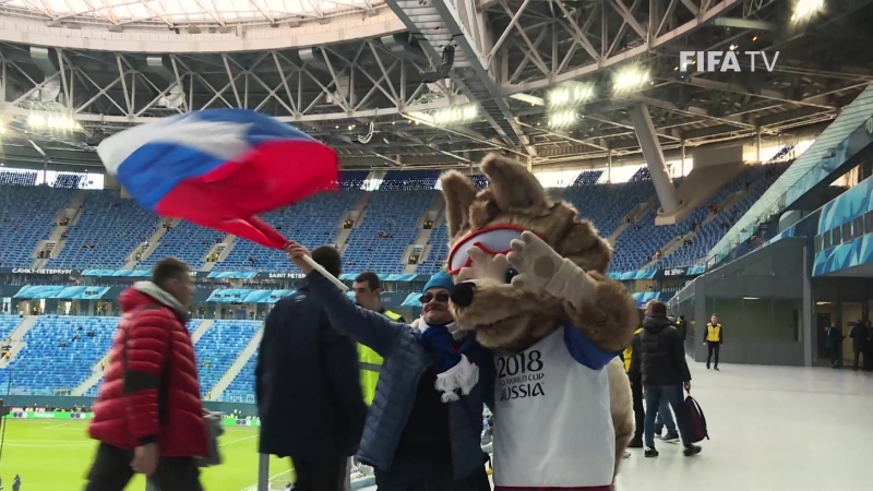 Атмосфера на товарищеских матчей сборной России