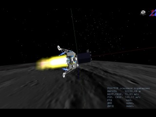 Моделирование посадки станции Луна-Глоб