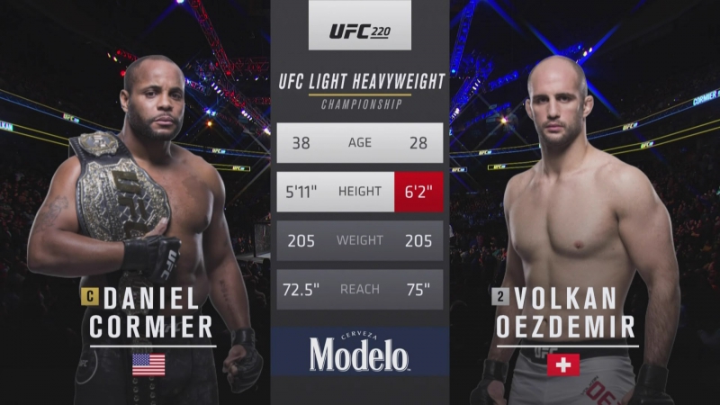 UFC 220 Daniel Cormier vs. Volkan Oezdemir