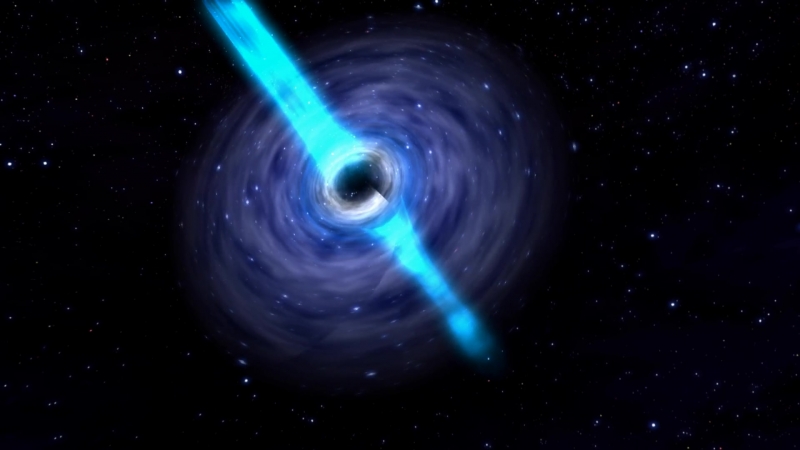 Animation of Neutron Star Merger and Aftermath